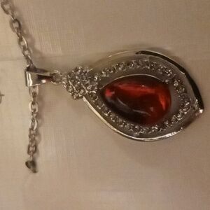 Chalcedony stone necklace genuine. bijoux by Meera